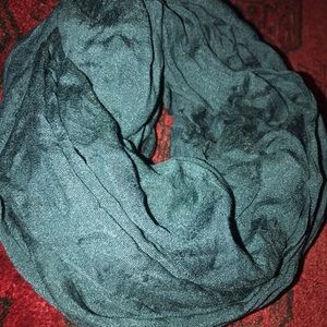 Turquoise cute winter cozy scarf